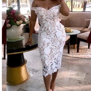 ChicMe white lace dress NWOT